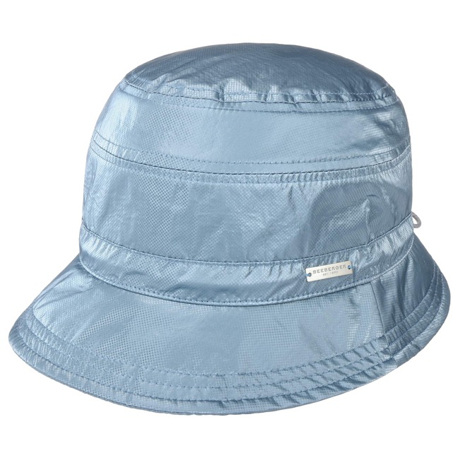 Seeberger Conny Regenhut mit Aufschlag Stoffhut Futter