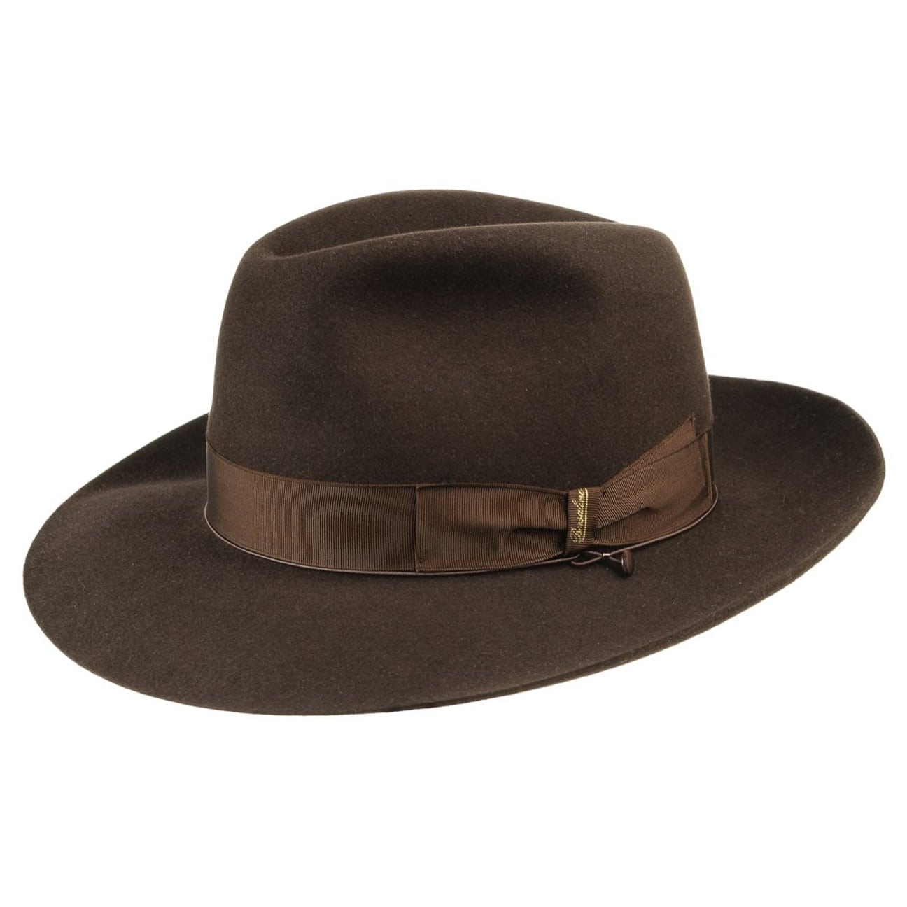 Vorschaubild von Breitrand Fedora Hut by Borsalino Vorschaubild von Breitrand Fedora Hut by Borsalino
