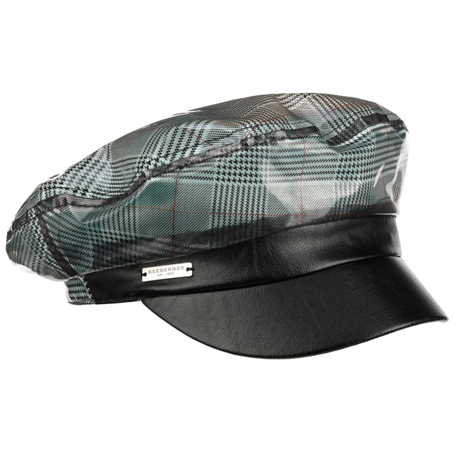 Bonnet De Marin Elbsegler HAMMABURG - Laine Et Polyamide - Visière Et Cordon - Noir - Fabriqué En UE - 7