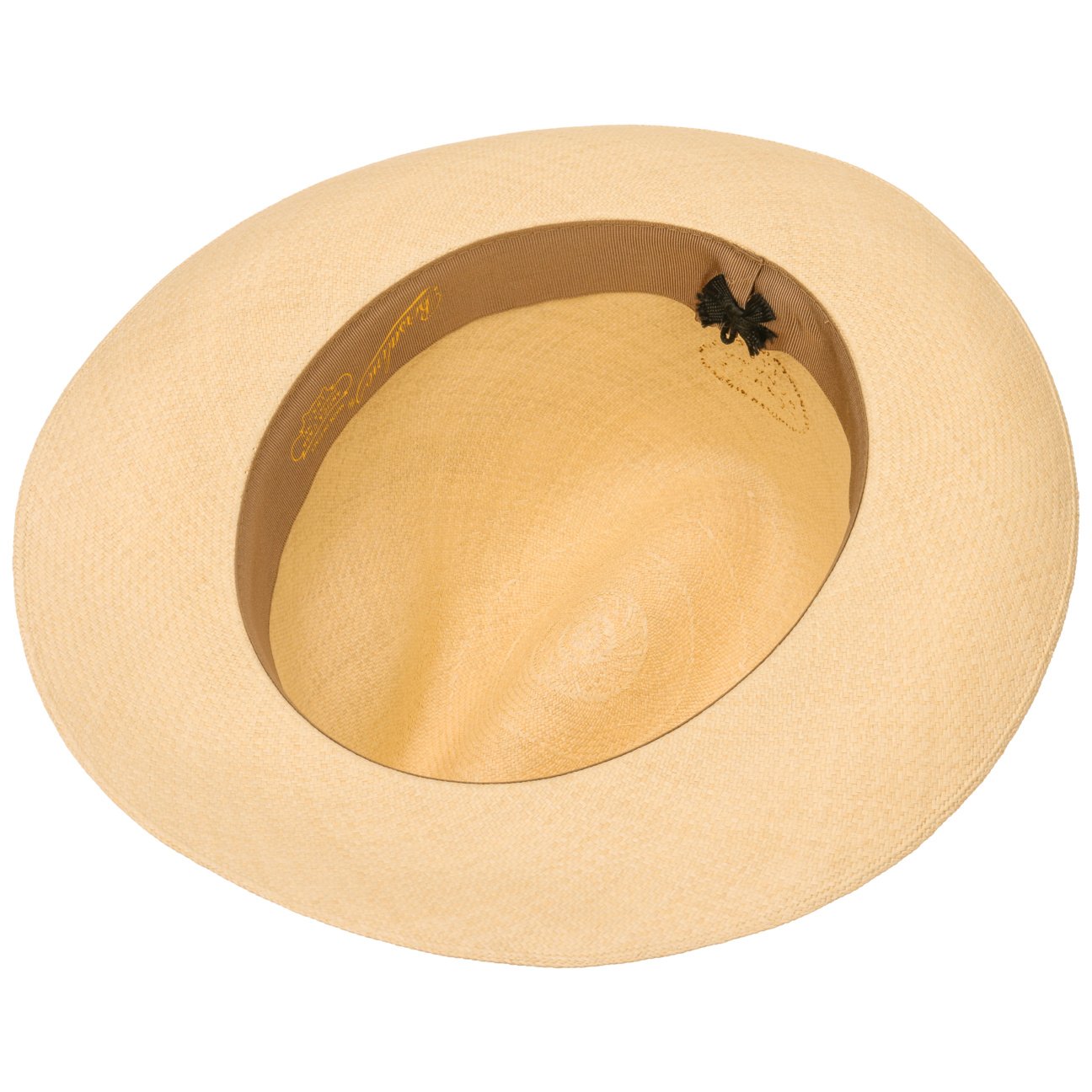 Fein gelochter Panamahut in Bogartform Hut Hüte Handarbeit Strohhut Panama 
