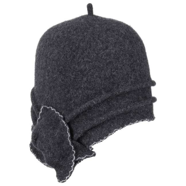 TOP-EX PolarWool Damen Mütze - 100% Wolle Mit Bommel