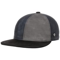 6 Panel Tricolour Leder Basecap by Lierys | 59,95 �