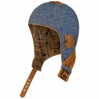 Cabrio-Leinenm�tze mit Leder by Stetson | 179,00 �