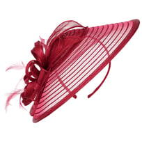 Tubayia Damen Fascinator Hut – Elegantes Stirnband Mit Feder & Schleier, Champagnerfarben, Für Hochzeit & Festliche Anlässe