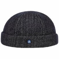 Dark Herringbone Dockercap by Hammaburg | 69,90 �