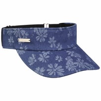 Floral Print Denim Sonnenvisor by Seeberger | 35,95 �