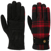 Goat Suede Wool Check Handschuhe by Stetson | 99,00 �