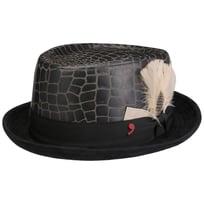 Jhon Premium Leder Pork-Pie-Hut by Alfonso D�Este | 179,00 �