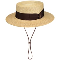 Kreiss�ge Strohhut mit Kinnband by Borsalino | 240,00 �