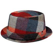 Lindsburgh Colour Check Pork Pie Wollhut by Lierys | 79,95 �