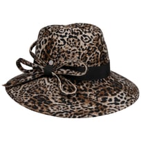 Schlapphut mit Leo-Print und Schleife by Lierys | 149,00 �
