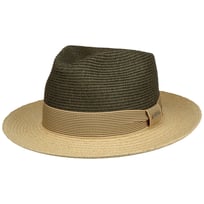 Twotone Toyo Fedora Raffiastrohhut by Stetson | 89,00 �