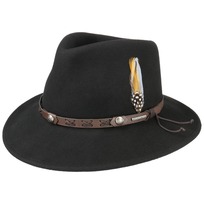 Cowboyhut Aus Filz – Halloween & Western-Party Hut | Gold/Silber, 34 Cm, Für Damen & Herren