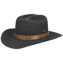 Stetson Evansville Westernhut - Wollfilzhut Mit Lederband Für Herren