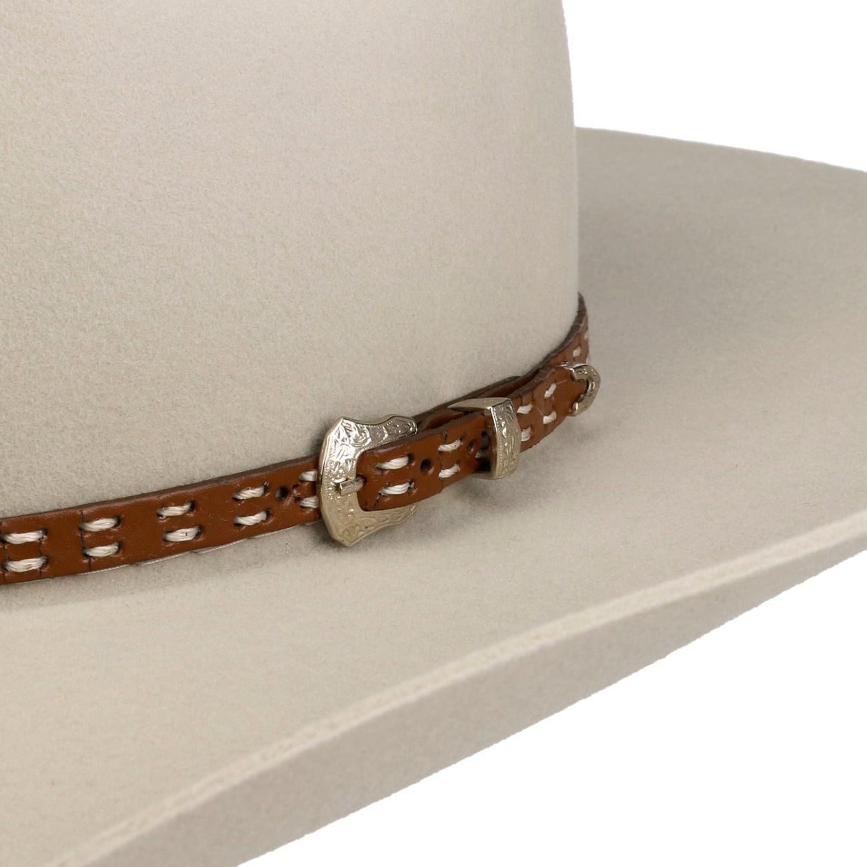 Bailey 1922 Pageant Westernhut - Weißer Wollfilzhut Mit Lederfutter