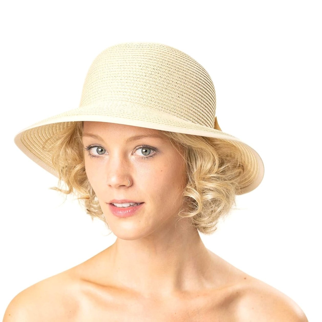 Harrys Strohhut Mittel - Leichter Sommerhut Mit 6,5cm Rand