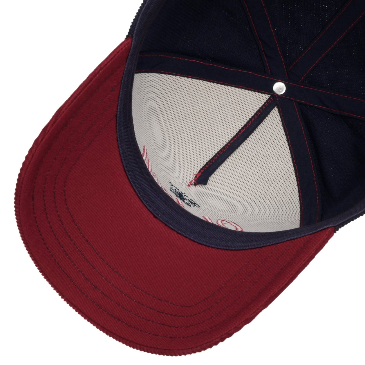 Casquette Vintage Wurth Racing Style Papa - Rouge - Réglable - Broderie Tribale